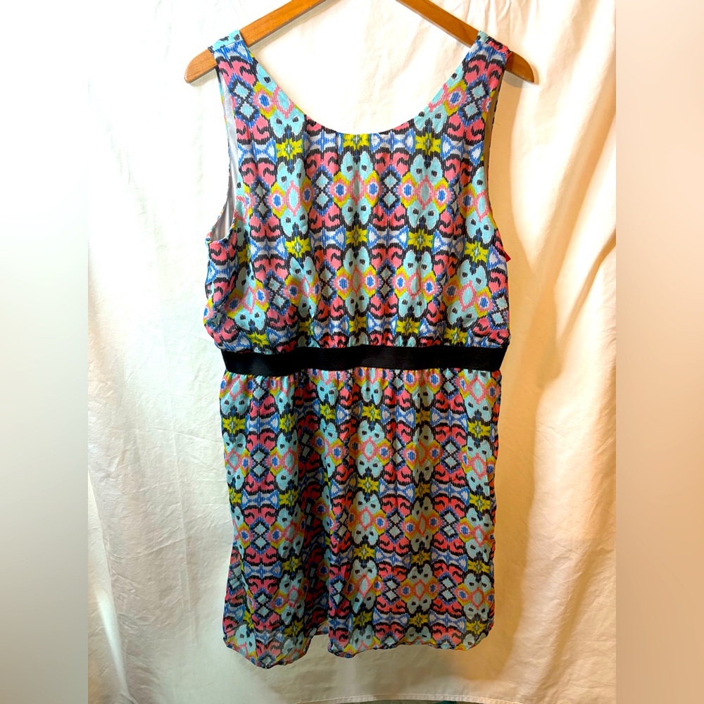 NWT Xhilaration Sleeveless Multicolor Spring Dress - Womens XXL